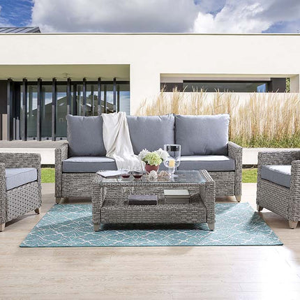 ACME OT01090 Greeley 4Pc Pack Patio Sofa Set