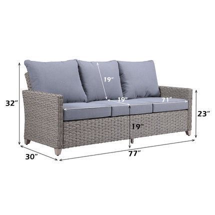 ACME OT01090 Greeley 4Pc Pack Patio Sofa Set  11