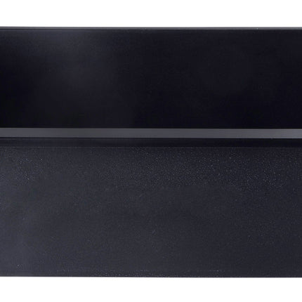 ALFI brand AB2420UM-BLA Black 24" Undermount Single Bowl Granite Composite Kitchen Sink Alfi Brand