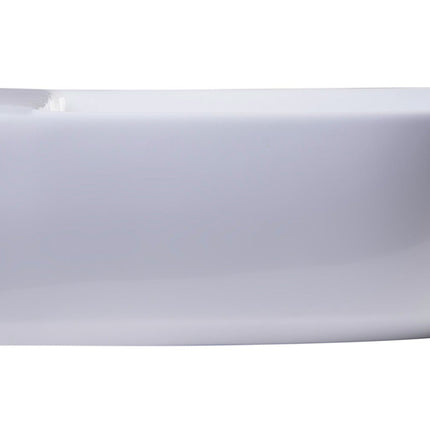 ALFI brand AB111  24" White D-Bowl Porcelain Wall Mounted Bath Sink ALFI brand