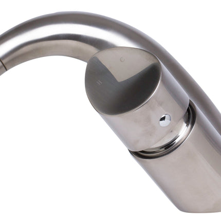 ALFI brand AB1572-BN Wave Brushed Nickel Single Lever Bathroom Faucet Alfi Brand