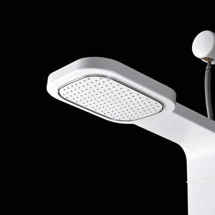 ANZZI Inland Series 44 in. Full Body Shower Panel System with Heavy Rain Shower and Spray Wand in White SP-AZ062 Anzzi