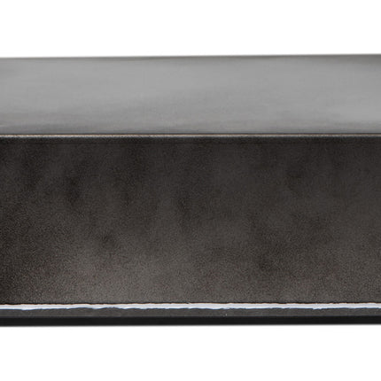 ALFI brand 16" x 16" Black Matte Stainless Steel Square Single Shelf Bath Shower Niche - ABNC1616-BLA