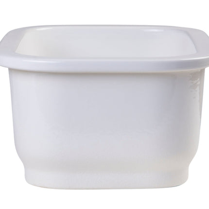 ALFI brand AB1218 Small Rectangular Fireclay Undermount or Drop In Prep / Bar Sink ALFI brand