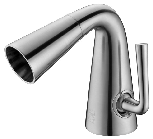 ALFI brand AB1788-BN Brushed Nickel Single Hole Cone Waterfall Bathroom Faucet Alfi Brand