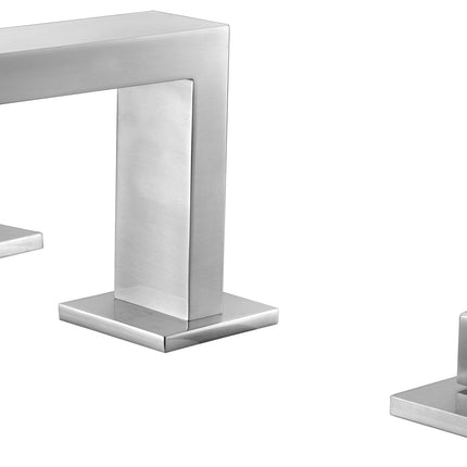 ALFI brand AB1322-BN Brushed Nickel Modern Widespread Bathroom Faucet ALFI brand