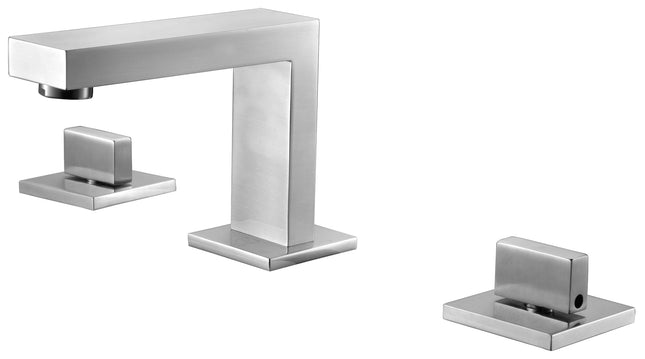 ALFI brand AB1322-BN Brushed Nickel Modern Widespread Bathroom Faucet ALFI brand