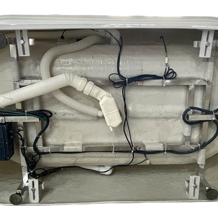 EAGO AM1900  74" White Free Standing Air Bubble Bathtub