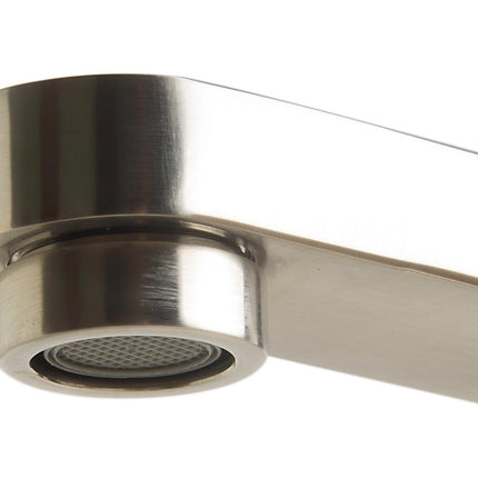 ALFI brand AB2703-BN Brushed Nickel Deck Mounted Tub Filler and Round Hand Held Shower Head Alfi Brand