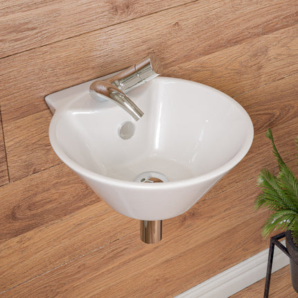 ALFI brand AB1572-PC Wave Polished Chrome Single Lever Bathroom Faucet Alfi Brand
