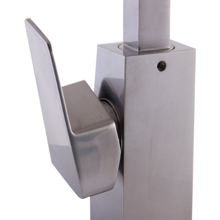 ALFI brand AB3470-BN Brushed Nickel Gooseneck Single Hole Bathroom Faucet Alfi Brand