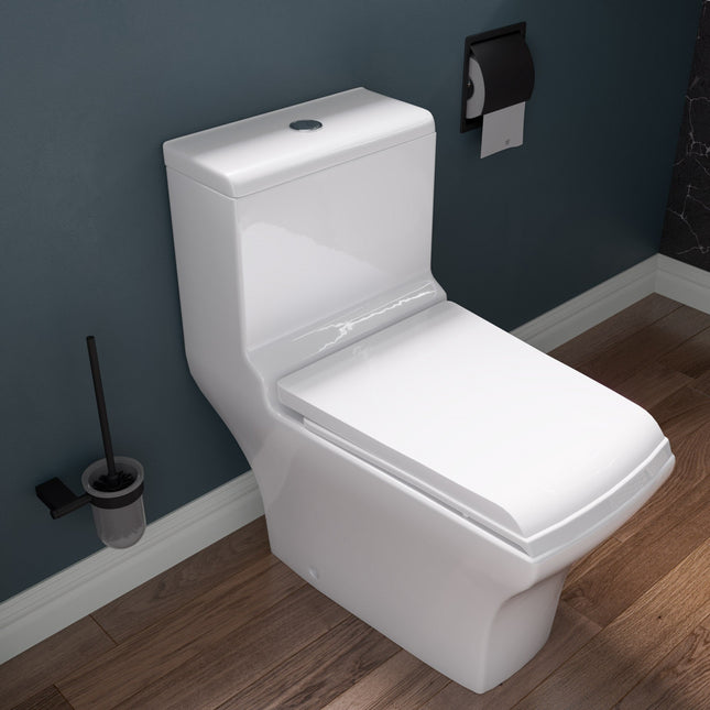 EAGO TB356 DUAL FLUSH ONE PIECE ECO-FRIENDLY HIGH EFFICIENCY LOW FLUSH CERAMIC TOILET EAGO