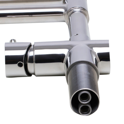 ALFI brand AB2038-PSS Modern Solid Stainless Steel Retractable Kitchen Faucet