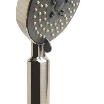 ALFI brand AB2703-BN Brushed Nickel Deck Mounted Tub Filler and Round Hand Held Shower Head Alfi Brand