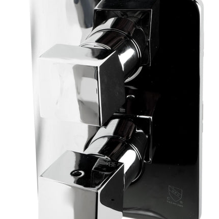ALFI brand AB2287-PC Polished Chrome 3 Way Thermostatic Shower Set with Body Sprays Alfi Brand