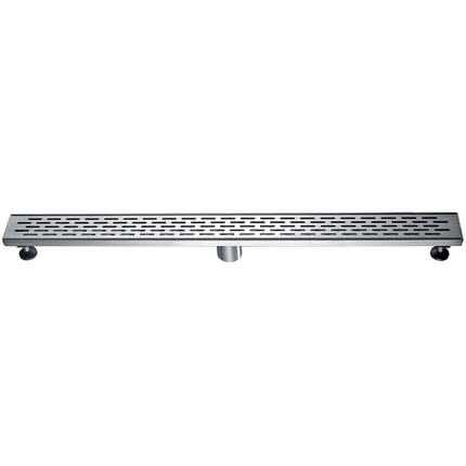 ALFI brand ABLD36C-BSS 36" Modern Stainless Steel Linear Shower Drain with Groove Holes Alfi Brand