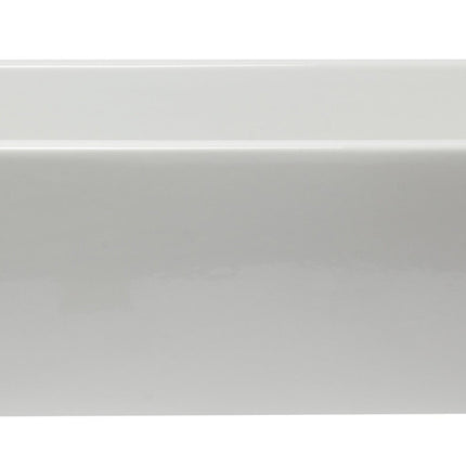 ALFI brand AB3018HS-W 30 inch White Reversible Smooth / Fluted Single Bowl Fireclay Farm Sink Alfi Brand