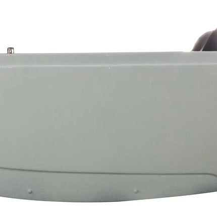 EAGO AM161-L  5' Single Person Corner White Acrylic Whirlpool Bath Tub - Drain on Left