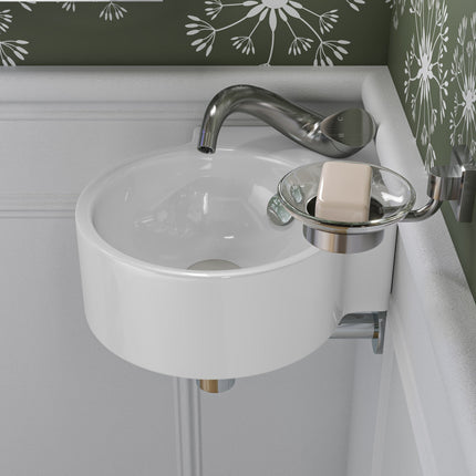 ALFI brand AB1572-BN Wave Brushed Nickel Single Lever Bathroom Faucet Alfi Brand