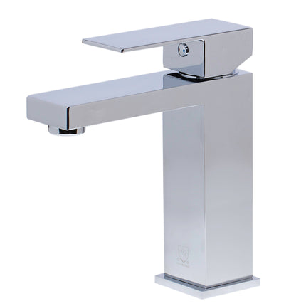 ALFI brand AB1229-PC Polished Chrome Square Single Lever Bathroom Faucet ALFI brand