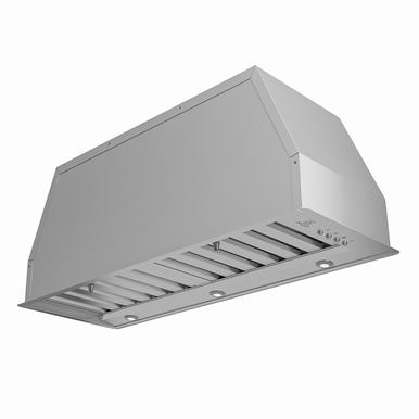 ANZZI 30-Inch 600 CFM 3-Speed Stainless Steel Convertible Residential Insert Range Hood with LED Lamp Anzzi