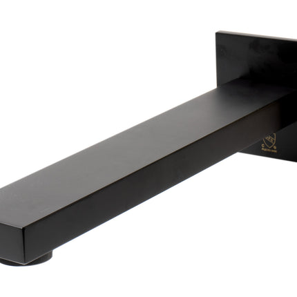 ALFI brand AB1468-BM Black Matte Single Lever Wallmount Bathroom Faucet