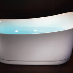 EAGO AM2140  6 Foot White Free Standing Air Bubble Bathtub