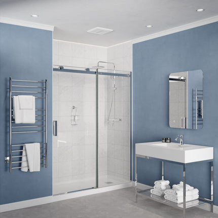 Spring Series 110 CFM Ceiling Mount Bathroom Exhaust Fan with Brilliant LED Light and ENERGY STAR in Soothing White Anzzi