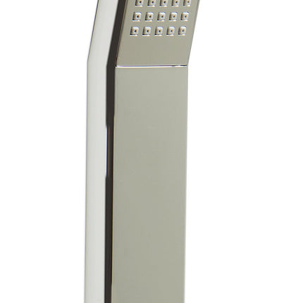 ALFI brand AB2322-PC Polished Chrome Deck Mounted Tub Filler and Square Hand Held Shower Head Alfi Brand