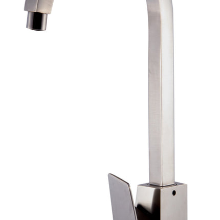 ALFI brand AB3470-BN Brushed Nickel Gooseneck Single Hole Bathroom Faucet Alfi Brand