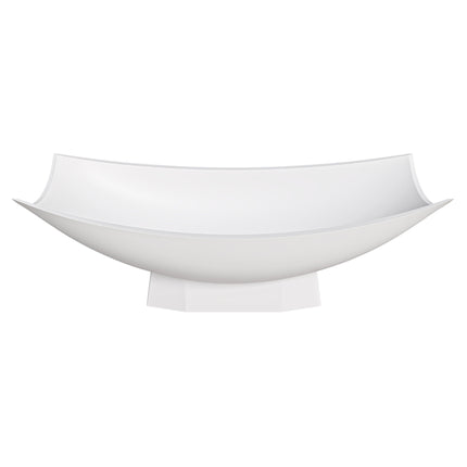 ALFI Brand AB9992 White Matte 71" Solid Surface Resin Free Standing Hammock Style Bathtub Alfi Brand
