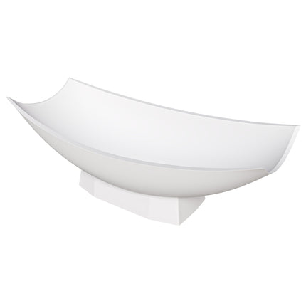 ALFI Brand AB9992 White Matte 71" Solid Surface Resin Free Standing Hammock Style Bathtub Alfi Brand