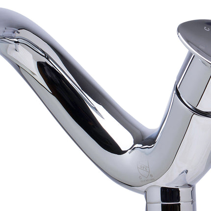 ALFI brand AB1570-PC Tall Wave Polished Chrome Single Lever Bathroom Faucet Alfi Brand