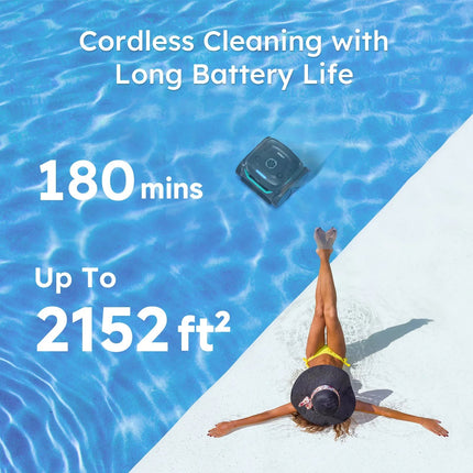 (2026 New) WYBOT C2 Vision Cordless Robotic Pool Cleaner WYBOT