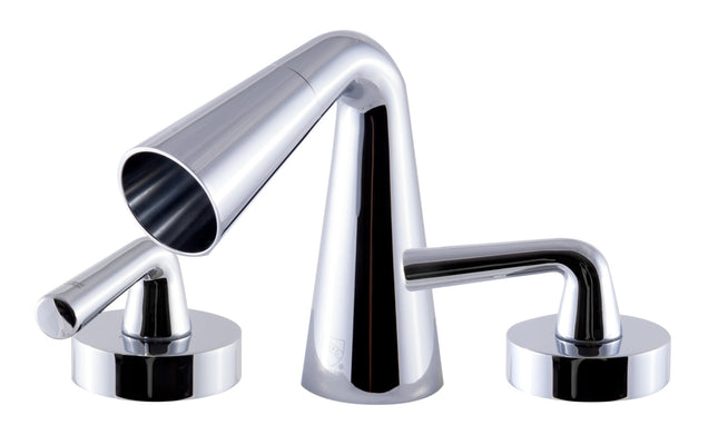ALFI brand AB1790-PC Polished Chrome Widespread Cone Waterfall Bathroom Faucet Alfi Brand