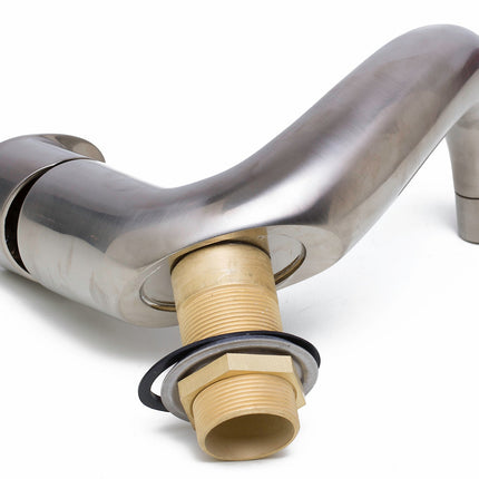 ALFI brand AB1572-BN Wave Brushed Nickel Single Lever Bathroom Faucet Alfi Brand