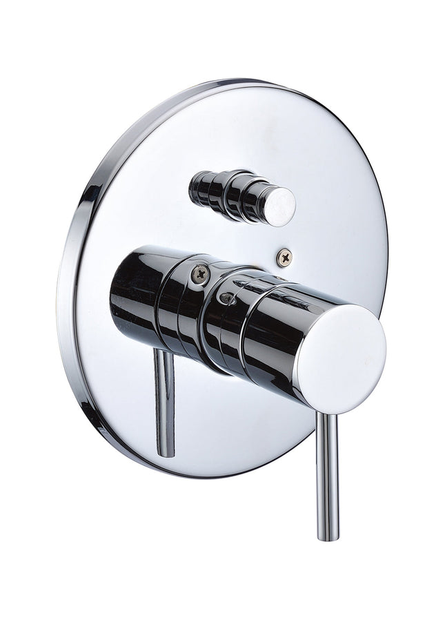 ALFI brand AB1701-PC Polished Chrome Pressure Balanced Round Shower Mixer with Diverter Alfi Brand