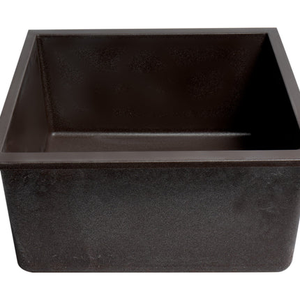 ALFI brand AB2420UM-C Chocolate 24" Undermount Single Bowl Granite Composite Kitchen Sink Alfi Brand