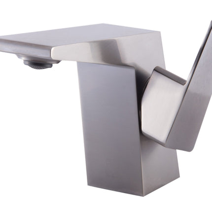 ALFI brand AB1470-BN Brushed Nickel Modern Single Hole Bathroom Faucet Alfi Brand