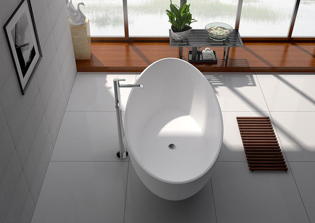 Legion Furniture 63" White Matt Solid Surface Tub WJ8643-W Legion Furniture