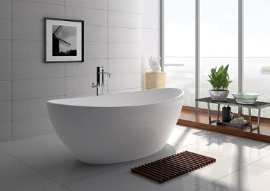 Legion Furniture 63" White Matt Solid Surface Tub WJ8643-W Legion Furniture
