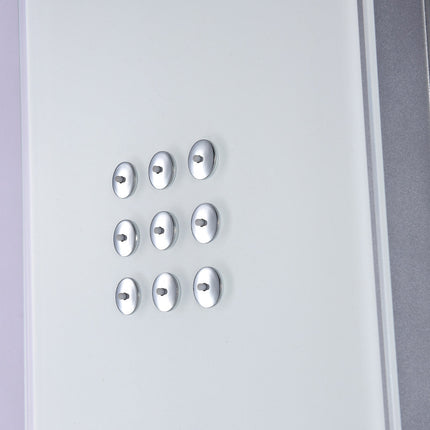 ANZZI Veld Series 64 in. Full Body Shower Panel System with Heavy Rain Shower and Spray Wand in White SP-AZ048 Anzzi