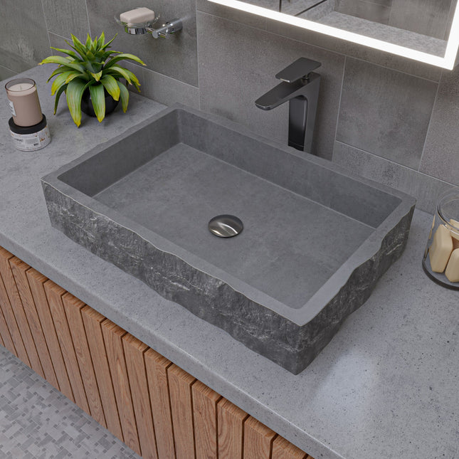 ALFI brand AB1778-BN Brushed Nickel Tall Single Hole Modern Bathroom Faucet Alfi Brand