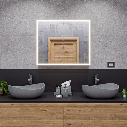 ALFI brand AB1158-PC Tall Polished Chrome Tall Square Body Curved Spout Single Lever Bathroom Faucet ALFI brand