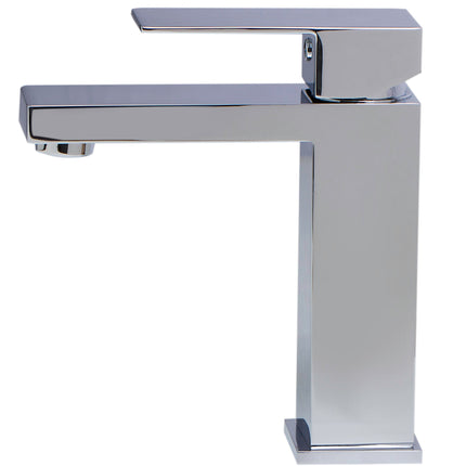 ALFI brand AB1229-PC Polished Chrome Square Single Lever Bathroom Faucet ALFI brand
