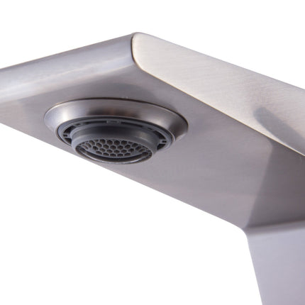ALFI brand AB1470-BN Brushed Nickel Modern Single Hole Bathroom Faucet Alfi Brand