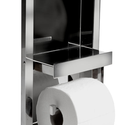 ALFI Polished Stainless Steel Recessed Toilet Paper Holder Niche ABTPN88-PSS Alfi Brand