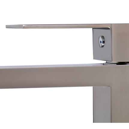 ALFI brand AB1229-BN Brushed Nickel Square Single Lever Bathroom Faucet ALFI brand
