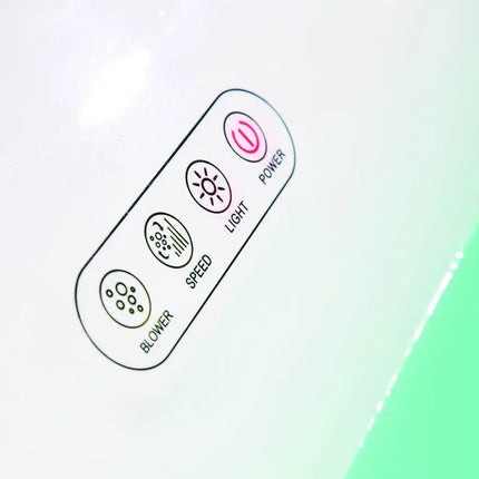 EAGO AM1900  74" White Free Standing Air Bubble Bathtub