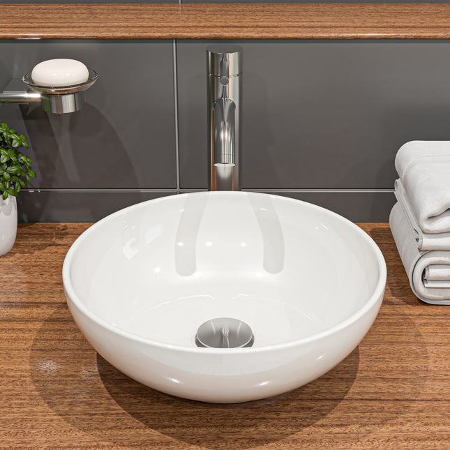 ALFI brand AB1023-BN Tall Brushed Nickel Single Lever Bathroom Faucet ALFI brand
